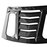 16-20 Chevy Camaro Rear Window Louver Sun Shade Cover - Carbon Fiber Print