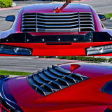 16-17 Chevy Camaro K Style Rear Window Louvers Cover Sun Shade