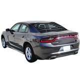 11-20 Dodge Charger IK Style Rear Window Louver Sunshade Cover Vent - CFL