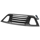 08-17 Dodge Challenger Window Louver Rear Cover Unpainted ABS