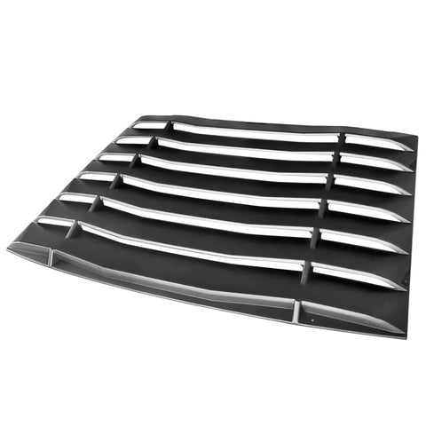 05-14 Ford Mustang IK Style Black Rear Window Louver Wing