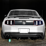 05-14 Ford Mustang IK Style Black Rear Window Louver Wing