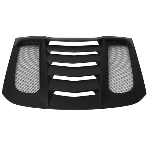 15-17 Ford Mustang IK V2 Style Window Louver Visors Guards - ABS