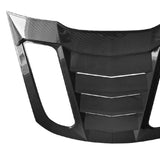 15-20 Ford Mustang Rear Window Louver Sun Shade Cover - Carbon Fiber Print