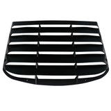 15-18 Ford Mustang ABS Rear Window Louver Sun Rain Guards Vent