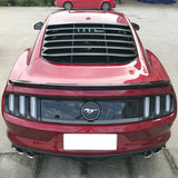 15-18 Ford Mustang ABS Rear Window Louver Sun Rain Guards Vent