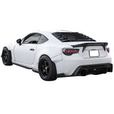 13-20 Scion FRS & Subaru BRZ Rear Window Louver Cover - Carbon Fiber Print