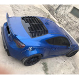 13-17 Scion FRS Subaru BRZ Rear Window Shield Louver K Style