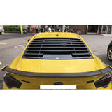 13-19 Scion FRS Toyota GT86 FT86 BRZ T Style Rear Window Louver Matte Black