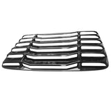 16-20 Honda Civic 2Dr Coupe Rear Window Louvers Cover - Gloss Black ABS