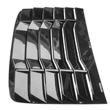 16-20 Honda Civic 2Dr Coupe Rear Window Louvers Cover - Gloss Black ABS