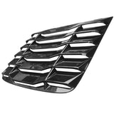 16-20 Honda Civic 2Dr Coupe Rear Window Louvers Cover - Gloss Black ABS