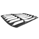 16-20 Honda Civic Sedan IK Style Window Louver ABS Carbon Fiber Print
