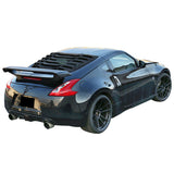 09-19 Nissan 370Z Coupe IK Style Window Louver Shade Cover - CF Print CFL