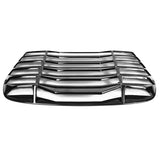 09-19 Nissan 370Z Rear Window Louvers Cover Sun Shade IK Style - Glossy Black