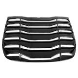 09-19 Nissan 370Z Rear Window Louvers Cover Sun Shade IK Style - Glossy Black