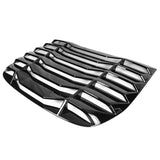 09-19 Nissan 370Z Rear Window Louvers Cover Sun Shade IK Style - Glossy Black