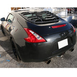 09-17 Nissan 370Z K Style Rear Window Louvers Cover Sun Shade - ABS