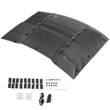 11-22 Dodge Charger Rear Window Louver Scoop Cover Vent - Carbon Fiber Print