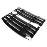 11-22 Dodge Charger IK Style Window Louvers Cover - Gloss Black 2PCS