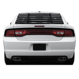 11-22 Dodge Charger Window Louver Cover IK Style - ABS 2PCS Matte Black