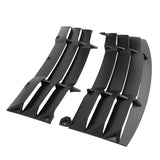 11-22 Dodge Charger Window Louver Cover IK Style - ABS 2PCS Matte Black
