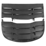 20-23 Tesla Model Y Rear Window Louver Shade Cover - Matte Carbon Fiber Print