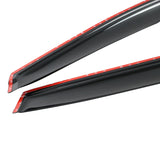 15-17 Ford Edge Mugen Style Acrylic Window Visors 4Pc Set
