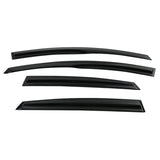 11-17 Ford Fiesta Smoked Aero JDM Wind Deflectors Window Visors
