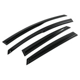 11-17 Ford Fiesta Smoked Aero JDM Wind Deflectors Window Visors