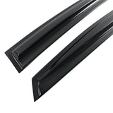 11-17 Ford Fiesta Smoked Aero JDM Wind Deflectors Window Visors