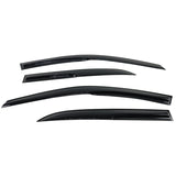 03-07 Honda Accord Sedan Full Set Mugen Style Smoked JDM Stick On Window Visors