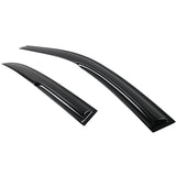 03-07 Honda Accord Sedan Full Set Mugen Style Smoked JDM Stick On Window Visors