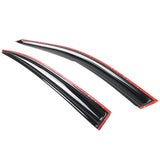 08-12 Honda Accord 8Th Gen Sedan Mugen Style Smoked JDM Stick On Window Visors