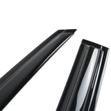 08-12 Honda Accord 8Th Gen Sedan Mugen Style Smoked JDM Stick On Window Visors