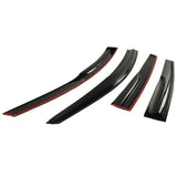 07-11 Honda CRV CR-V Full Set Mugen Style Smoked JDM Stick On Window Visors