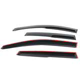 12-16 Honda CRV CR-V Full Set Mugen Style Smoked JDM Stick On Window Visors
