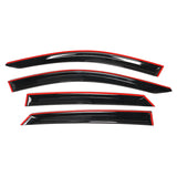 21-23 Hyundai Elantra Sedan Mugen Style Tape-On 4PCS Window Visors Acrylic