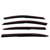 14-17 Mazda 3 Smoked Aero JDM Deflectors Stick On Window Visors