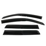 03-06 Mitsubishi Outlander Smoked Aero JDM Wind Deflector Stick On Window Visors