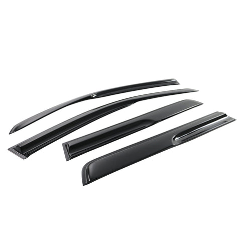 03-06 Mitsubishi Outlander Smoked Aero JDM Wind Deflector Stick On Window Visors