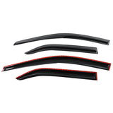 12-16 Toyota Camry Smoked Aero JDM Wind Deflectors Stick On Window Visors