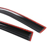 12-16 Toyota Camry Smoked Aero JDM Wind Deflectors Stick On Window Visors