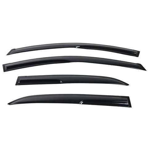14-17 Toyota Corolla Smoked Aero JDM Wind Deflectors Stick On Window Visors