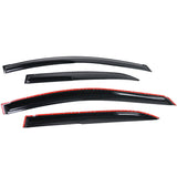 14-17 Toyota Corolla Smoked Aero JDM Wind Deflectors Stick On Window Visors