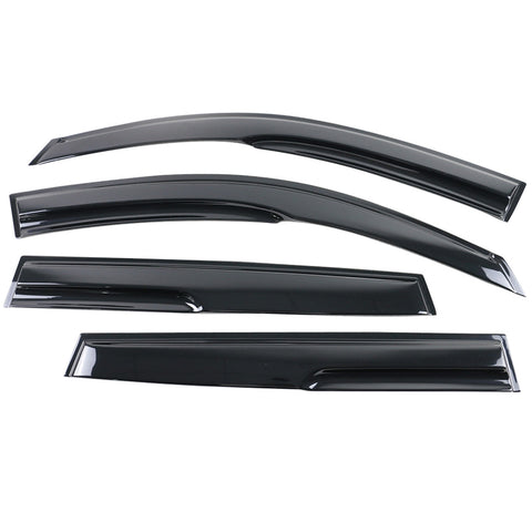 07-12 Toyota RAV4 XU40 Smoked Aero JDM Wind Deflectors Stick On Window Visors