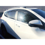 13-18 Toyota RAV4 XU50 Smoked Aero JDM Wind Deflectors Stick On Window Visors