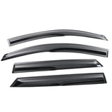 16-17 Hyundai Tucson Smoked Aero JDM Wind Deflectors Stick On Window Visors