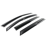 16-17 Hyundai Tucson Smoked Aero JDM Wind Deflectors Stick On Window Visors