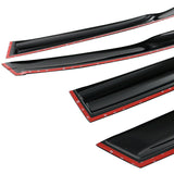 16-17 Hyundai Tucson Smoked Aero JDM Wind Deflectors Stick On Window Visors
